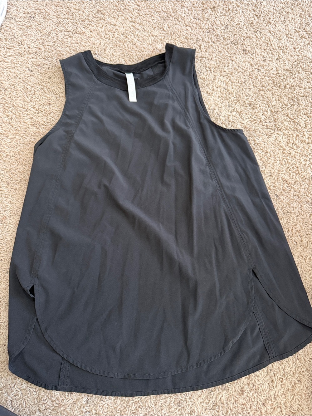 Athleta Black Racerback Performance Tank